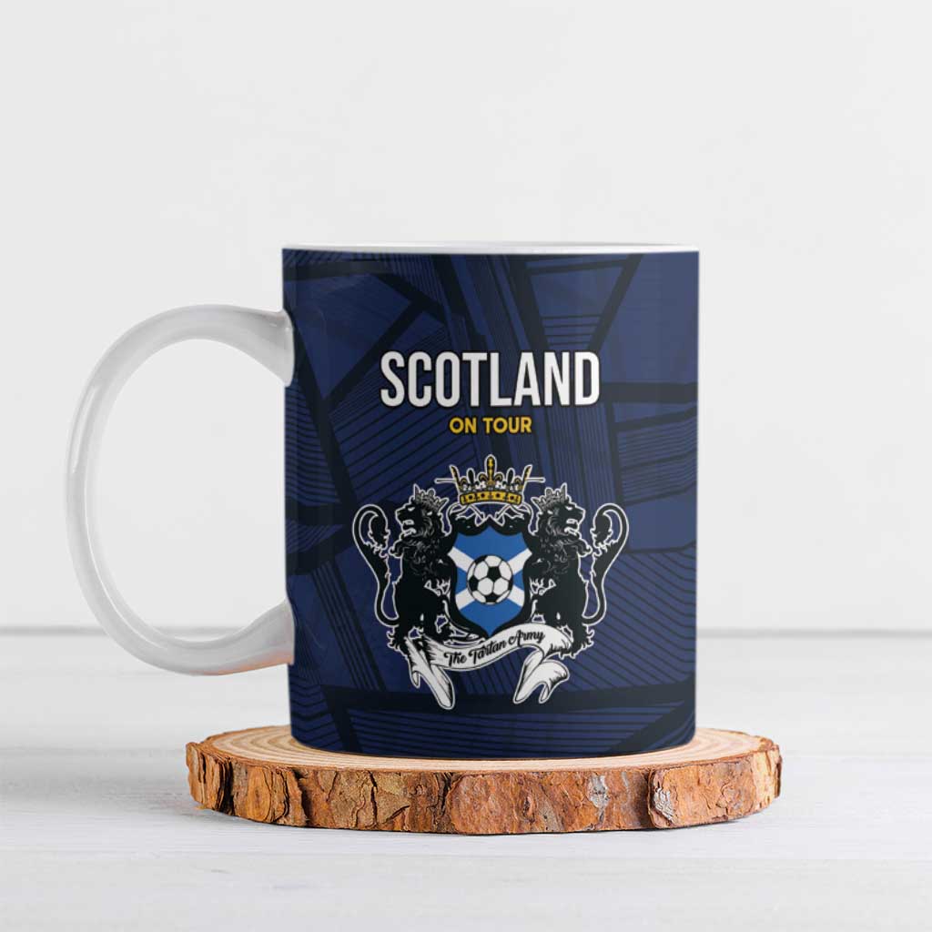 Custom Football Scotland On Tour 2026 Ceramic Mug Tartan Scottish Army Be Coming - Wonder Print Shop