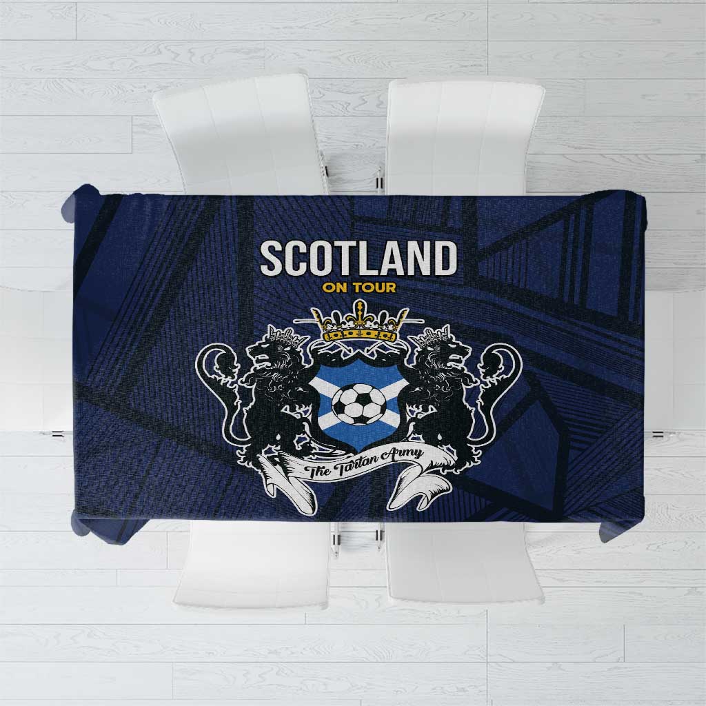 Football Scotland On Tour 2026 Tablecloth Tartan Scottish Army Be Coming - Wonder Print Shop