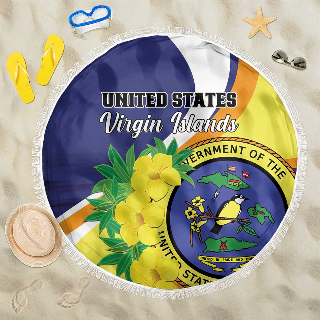 United States Virgin Islands Beach Blanket United in Pride and Hope