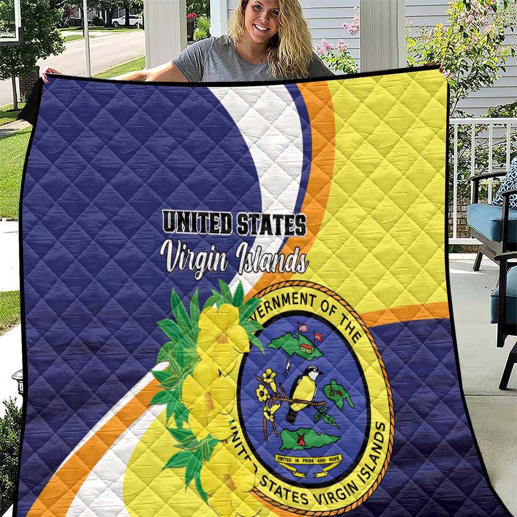 United States Virgin Islands Quilt United in Pride and Hope