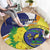 United States Virgin Islands Round Carpet United in Pride and Hope