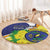 United States Virgin Islands Round Carpet United in Pride and Hope