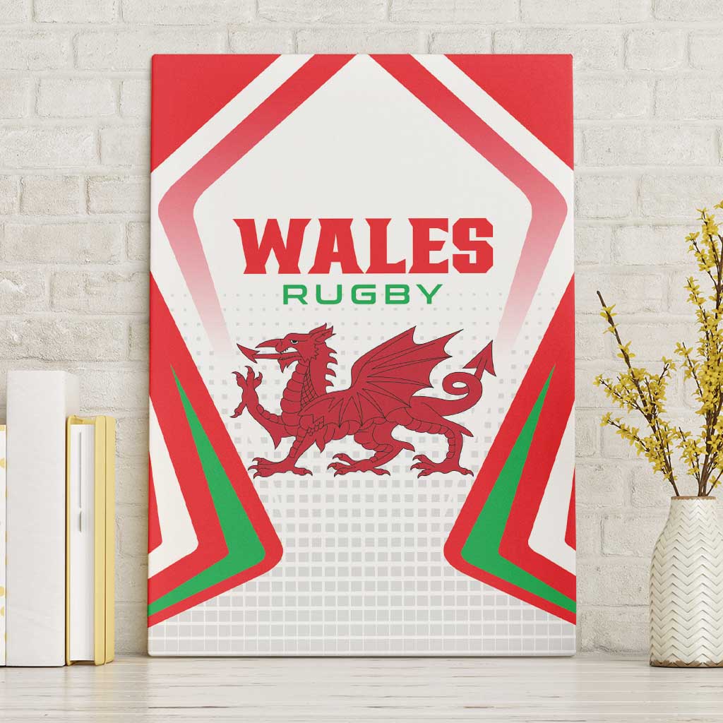 Welsh Rugby Canvas Wall Art Wales Red Dragon Champions