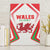 Welsh Rugby Canvas Wall Art Wales Red Dragon Champions