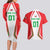 Custom Welsh Rugby Couples Matching Long Sleeve Bodycon Dress and Hawaiian Shirt Wales Red Dragon Champions