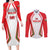 Custom Welsh Rugby Couples Matching Long Sleeve Bodycon Dress and Long Sleeve Button Shirt Wales Red Dragon Champions