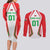 Custom Welsh Rugby Couples Matching Long Sleeve Bodycon Dress and Long Sleeve Button Shirt Wales Red Dragon Champions