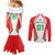 Custom Welsh Rugby Couples Matching Mermaid Dress and Long Sleeve Button Shirt Wales Red Dragon Champions