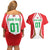 Custom Welsh Rugby Couples Matching Off Shoulder Short Dress and Hawaiian Shirt Wales Red Dragon Champions