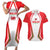 Custom Welsh Rugby Couples Matching Short Sleeve Bodycon Dress and Hawaiian Shirt Wales Red Dragon Champions