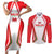 Custom Welsh Rugby Couples Matching Short Sleeve Bodycon Dress and Long Sleeve Button Shirt Wales Red Dragon Champions