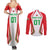 Custom Welsh Rugby Couples Matching Summer Maxi Dress and Long Sleeve Button Shirt Wales Red Dragon Champions