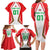 Custom Welsh Rugby Family Matching Long Sleeve Bodycon Dress and Hawaiian Shirt Wales Red Dragon Champions