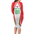 Custom Welsh Rugby Family Matching Long Sleeve Bodycon Dress and Hawaiian Shirt Wales Red Dragon Champions