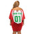 Custom Welsh Rugby Family Matching Off Shoulder Short Dress and Hawaiian Shirt Wales Red Dragon Champions