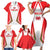 Custom Welsh Rugby Family Matching Short Sleeve Bodycon Dress and Hawaiian Shirt Wales Red Dragon Champions