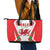 Welsh Rugby Leather Tote Bag Wales Red Dragon Champions