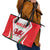 Welsh Rugby Leather Tote Bag Wales Red Dragon Champions