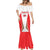 Custom Welsh Rugby Mermaid Dress Wales Red Dragon Champions