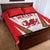 Welsh Rugby Quilt Bed Set Wales Red Dragon Champions