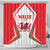 Welsh Rugby Shower Curtain Wales Red Dragon Champions