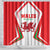 Welsh Rugby Shower Curtain Wales Red Dragon Champions