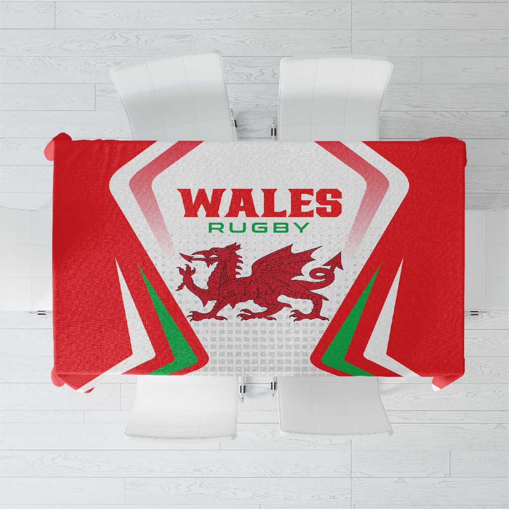 Welsh Rugby Tablecloth Wales Red Dragon Champions