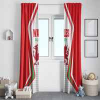 Welsh Rugby Window Curtain Wales Red Dragon Champions - Wonder Print Shop