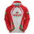 Custom Welsh Rugby Zip Hoodie Wales Red Dragon Champions - Wonder Print Shop