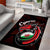 Wales Rugby Area Rug Cymru Y Ddraig Goch