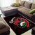 Wales Rugby Area Rug Cymru Y Ddraig Goch