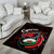 Wales Rugby Area Rug Cymru Y Ddraig Goch