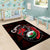 Wales Rugby Area Rug Cymru Y Ddraig Goch