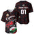 Custom Wales Rugby Baseball Jersey Cymru Y Ddraig Goch