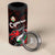 Custom Wales Rugby 4 in 1 Can Cooler Tumbler Cymru Y Ddraig Goch