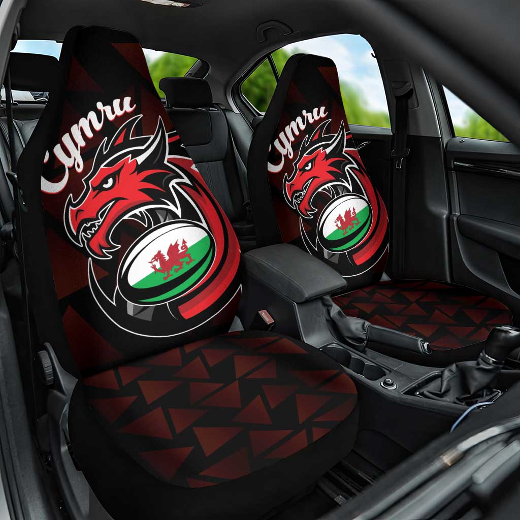 Wales Rugby Car Seat Cover Cymru Y Ddraig Goch