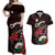 Custom Wales Rugby Couples Matching Off Shoulder Maxi Dress and Hawaiian Shirt Cymru Y Ddraig Goch