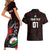 Custom Wales Rugby Couples Matching Short Sleeve Bodycon Dress and Hawaiian Shirt Cymru Y Ddraig Goch