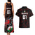 Custom Wales Rugby Couples Matching Tank Maxi Dress and Hawaiian Shirt Cymru Y Ddraig Goch