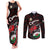 Custom Wales Rugby Couples Matching Tank Maxi Dress and Long Sleeve Button Shirt Cymru Y Ddraig Goch