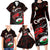 Custom Wales Rugby Family Matching Long Sleeve Bodycon Dress and Hawaiian Shirt Cymru Y Ddraig Goch