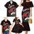 Custom Wales Rugby Family Matching Mermaid Dress and Hawaiian Shirt Cymru Y Ddraig Goch