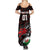 Custom Wales Rugby Family Matching Summer Maxi Dress and Hawaiian Shirt Cymru Y Ddraig Goch