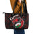 Wales Rugby Leather Tote Bag Cymru Y Ddraig Goch