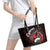 Wales Rugby Leather Tote Bag Cymru Y Ddraig Goch