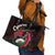 Wales Rugby Leather Tote Bag Cymru Y Ddraig Goch