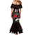 Custom Wales Rugby Mermaid Dress Cymru Y Ddraig Goch