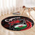 Wales Rugby Round Carpet Cymru Y Ddraig Goch