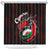 Wales Rugby Shower Curtain Cymru Y Ddraig Goch