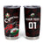 Custom Wales Rugby Tumbler Cup Cymru Y Ddraig Goch